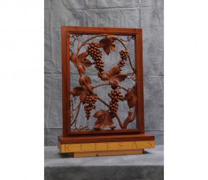 Mahogany Grapevine Themed Screen