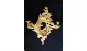 Wall Sconce in Basswood