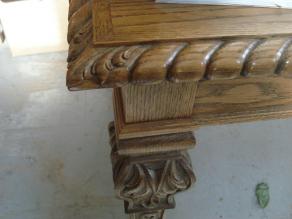 Carved Oak Table